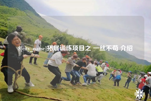 泰安拓展训练项目之 一丝不苟 介绍